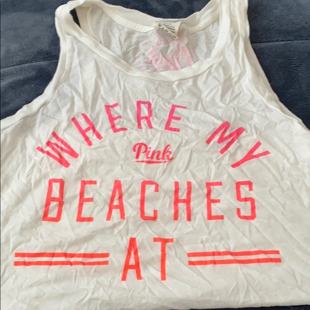 White muscle tee
